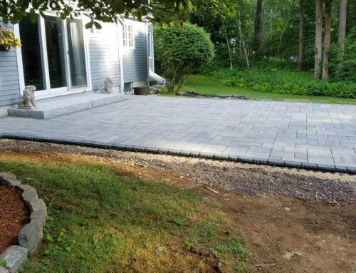 New Patio and Walkway Installed in Boxford, MA